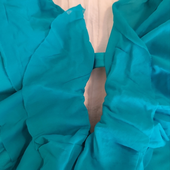 LADIES ABS SWIMSUIT, sexy, one-piece, size 8, NWT, teal green - Picture 7 of 9